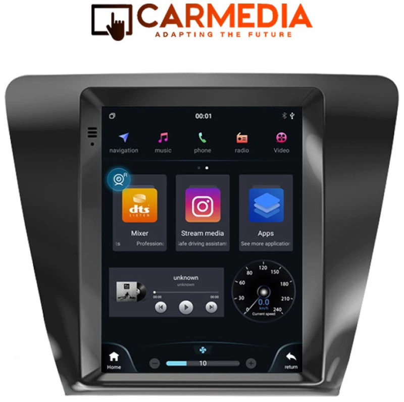 CARMEDIA CMV4097-13 TESLA 9.7'' OEM SKODA OCTAVIA 7 2013-2020