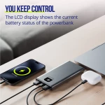 Φορητός φορτιστής Allity APB-100 PD QC 22,5W 10.000 mAh γκρι