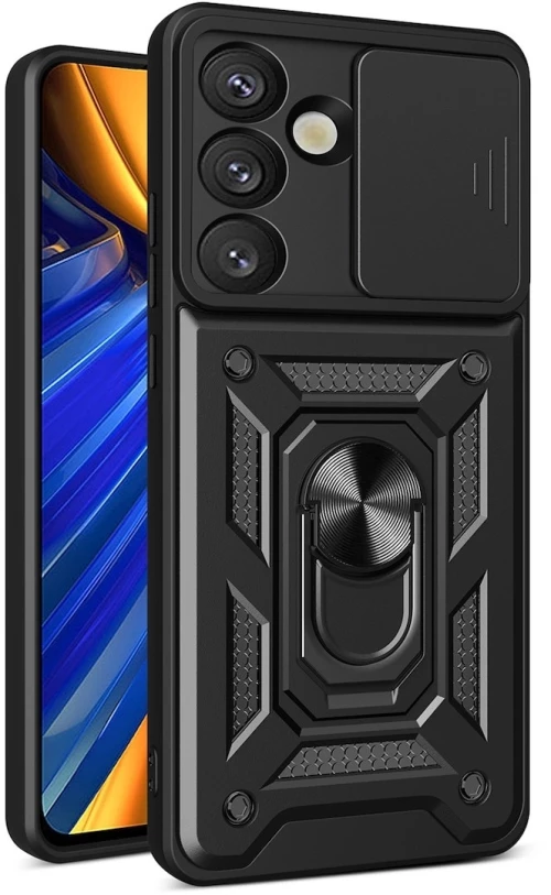 Θήκη Hurtel Hybrid Back Cover Σιλικόνης / Πλαστικό για Google Pixel 9 Pro XL / OnePlus 10 Pro - Μαύρο