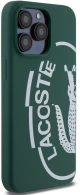 Lacoste Oval Logo Hard Case Θήκη προστασίας από Σιλικόνη για iPhone 15 Pro Max Πράσινο/Λευκό