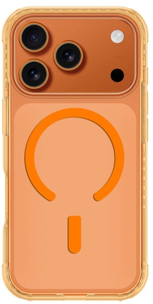 AmazingThing Back Cover Σιλικόνης για iPhone 17 Pro - Πορτοκαλί