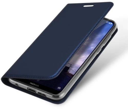 Θήκη Dux Premium Book Style για Nokia 6.1 Plus  - Σκούρο Μπλε