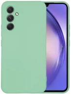 Θήκη TPU Σιλικόνης με Υφασμάτινη Επένδυση για Samsung Galaxy A34 - Μέντα
