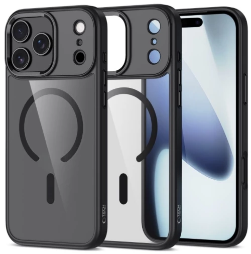 Tech-Protect Σκληρή Θήκη MagMat με MagSafe για iPhone 17 Pro Max - Μαύρο Φιμέ