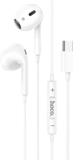 Hoco M101 Max In-ear Handsfree Ακουστικά με Βύσμα Type-C - Λευκό