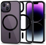 Tech-Protect Σκληρή Θήκη MagMat με MagSafe για iPhone 14 - Διάφανη με Μαύρο Πλαίσιο