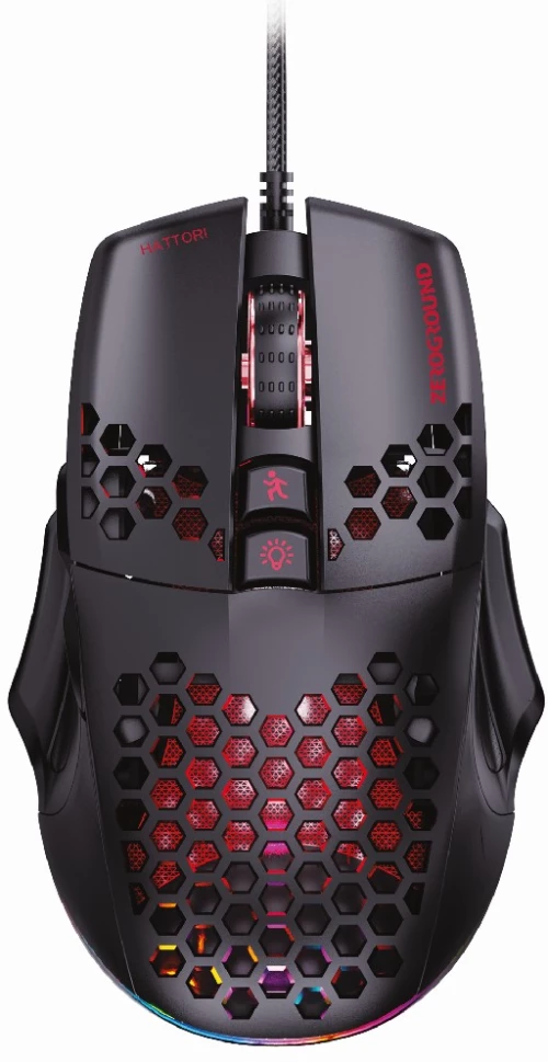Gaming Ενσύρματο Ποντίκι ZEROGROUND MS-4500G HATTORI v4.0 - Μαύρο