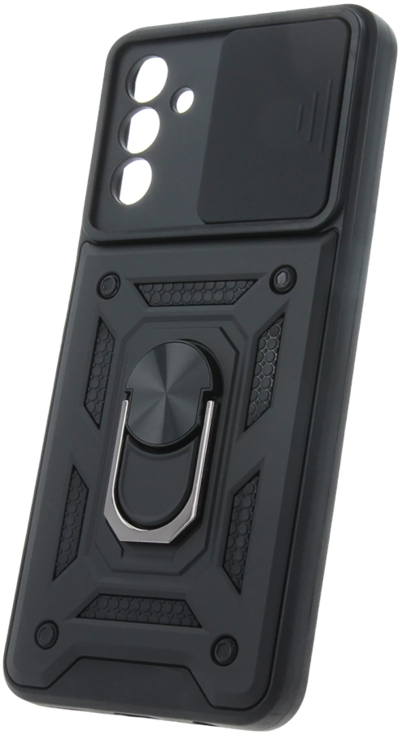 Σκληρή Θήκη Armor με Βάση Στήριξης Δαχτυλίδι για Samsung Galaxy A35 - Μαύρο