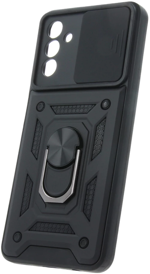 Σκληρή Θήκη Armor με Βάση Στήριξης Δαχτυλίδι για Samsung Galaxy A35 - Μαύρο