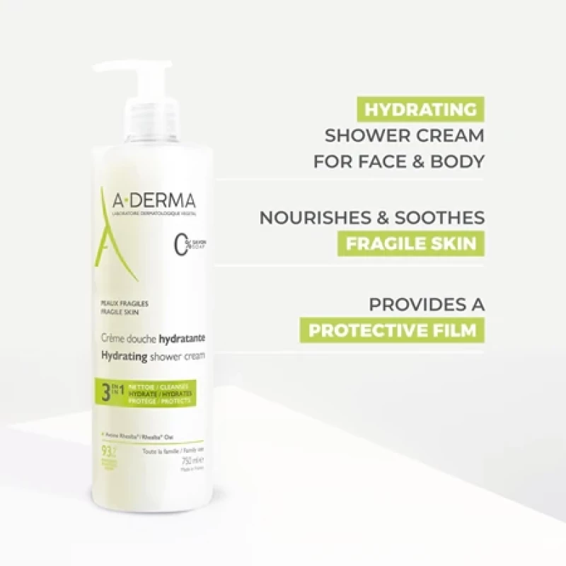 ADERMA creme douche hydratante 500ml