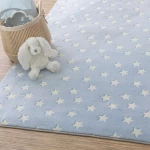 Χαλί παιδικό 115x180 Starlight Σιέλ Borea