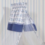 Κουνουπιέρα 180x500 cm Design 941Μπλε-Εμπριμέ Baby Oliver