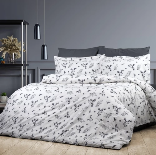 Σετ Σεντόνια Μονά 3τμχ (160x240) Μυρτώ 350 Grey φανελένια DimCol