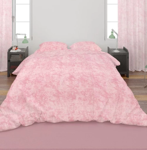 Σεντόνι King Size (240x270) Premium Shadow 617 Pink βαμβακερό DimCol