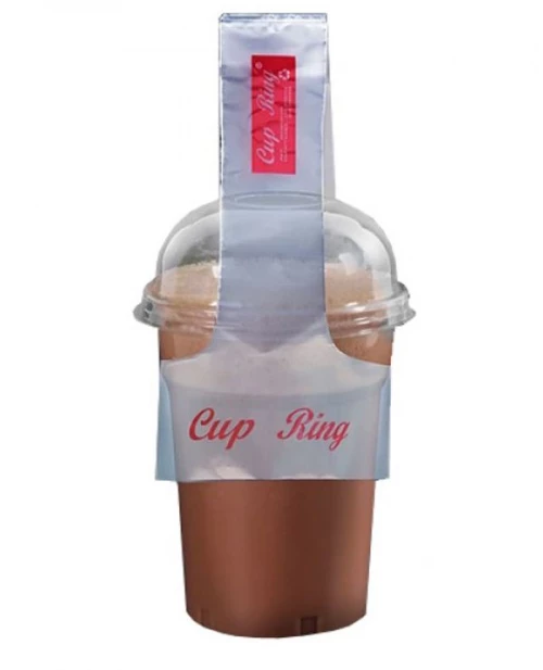 Cup Ring Σακούλα Μεταφοράς Καφέ 1Θέση 500τμχ