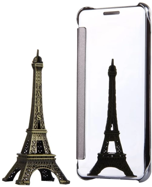 Θήκη δερμάτινη με οριζόντιο άνοιγμα τύπου καθρέφτη για Galaxy A3 (2016) / A310 με λειτουργία ύπνου / αφύπνισης (Λευκό)