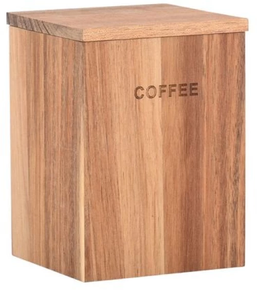 Estia Δοχείο Για Καφέ Allure 10x10xΥ14cm Ξύλινο Με Καπάκι 02-30056