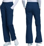 Unisex Ελαστικό Cargo Παντελόνι Ιατρικής Σκούρο Μπλε - Cherokee Mr Cargo WWE4005 Pants Dark Blue