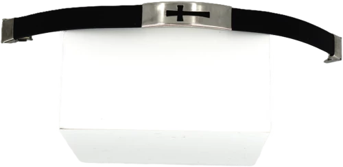 Ανδρικό δερμάτινο βραχιόλι σταυρός  Νο1