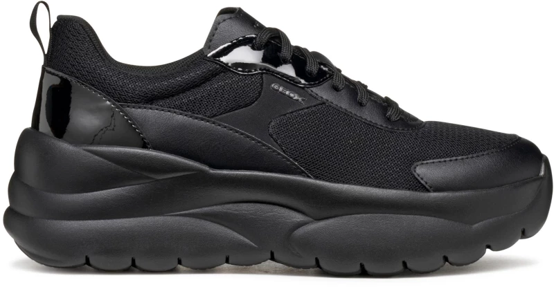 Geox Sneakers Γυναικείο Ανατομικά Δερμάτινα  D551FD01454C9997 black