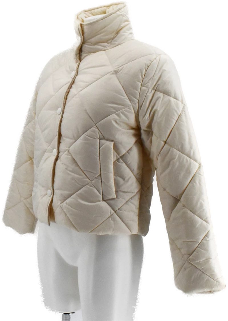 Γυναικείο Καπιτονέ Μπουφάν K.20067 BEIGE