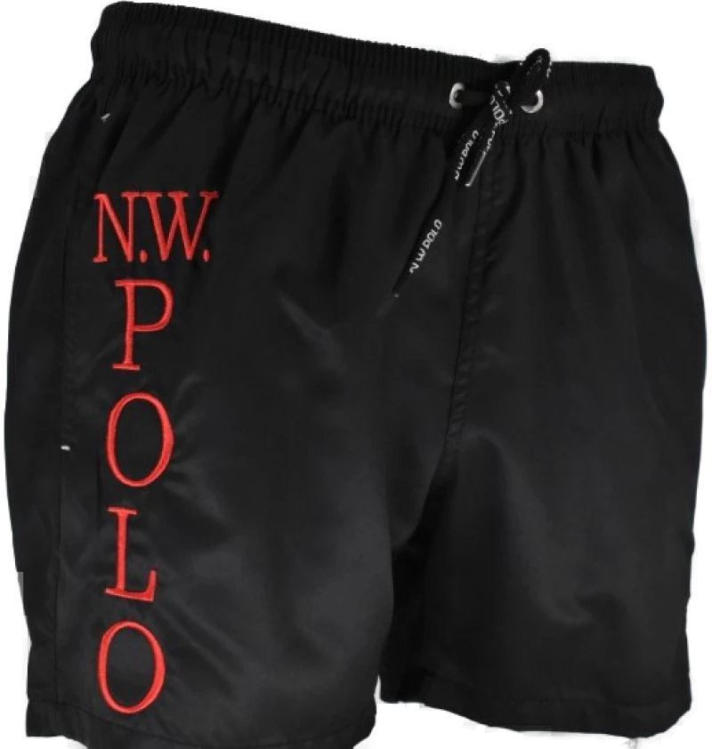 ΑΝΔΡΙΚΗ ΒΕΡΜΟΥΔΑ ΜΑΓΙΟ NEW WORLD POLO 22SSM15507-black