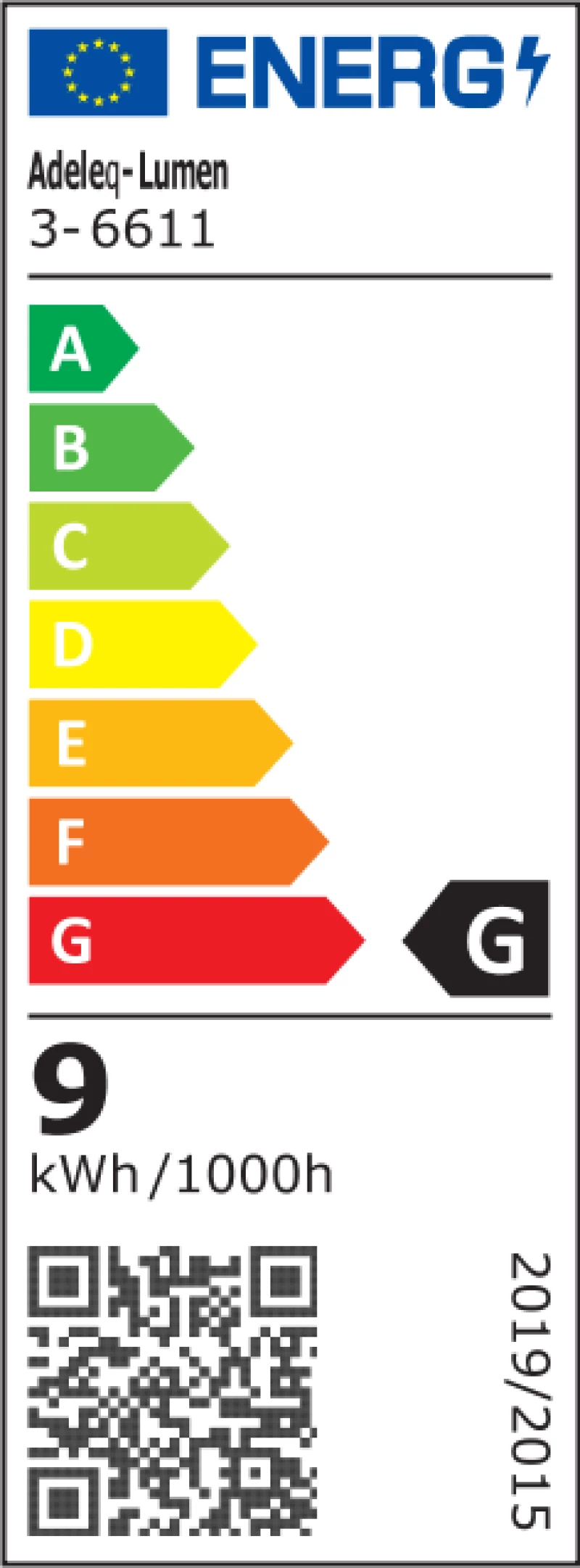 Adeleq Απλίκα Και Σποτ Τοίχου Τετράγωνη LED 9W 3000K Μαύρο 3-6611