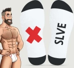 Ανδρικές Κάλτσες SLVE Socks - Λευκές