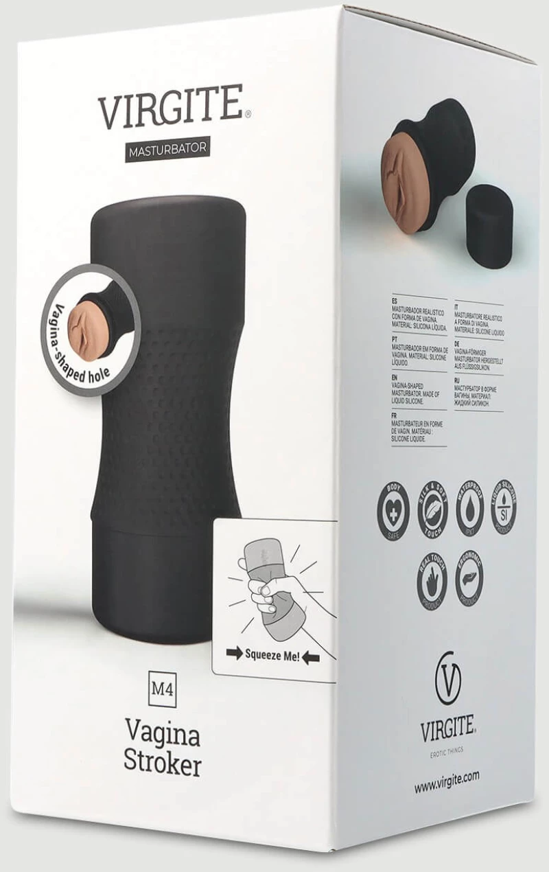 Αυνανιστήρι Σιλικόνης M4 Soft Silicone Vagina Stroker - Φυσικό Χρώμα