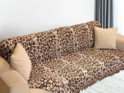 Ριχτάρι 4θέσιου Καναπέ Animal Print Γαρύφαλλο 175x350