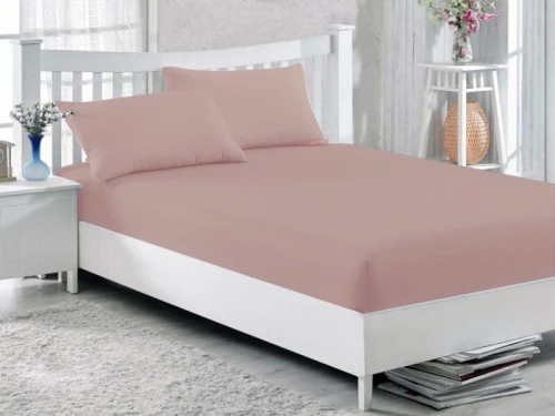 Κατωσέντονο με Λάστιχο Ανοιχτό Σάπιο Μήλο 100% Βαμβακερό Γαρύφαλλο 100-180x200+30cm - 180x200+30