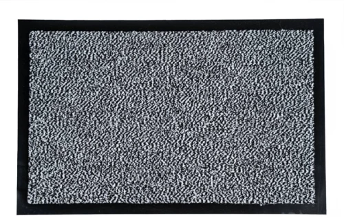 Sdim Πατάκι Εισόδου Μοκέτα με Αντιολισθητικό Υπόστρωμα Paris 003 Black&White 40x60εκ.