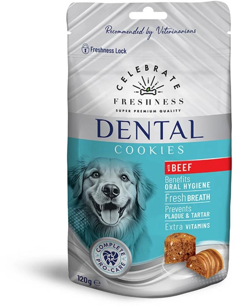 Celebrate Freshness Λιχουδιά Σκύλου Dental Cookies Beef 120gr