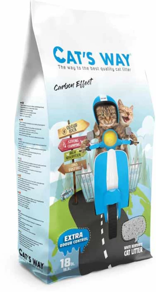 Cat's Way Άμμος γάτας Carbon Effect 18lt