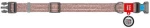 Waudog Κολάρο Σκύλου με Smart ID Reflective Brown Fastex XL 25mm x 37-58cm
