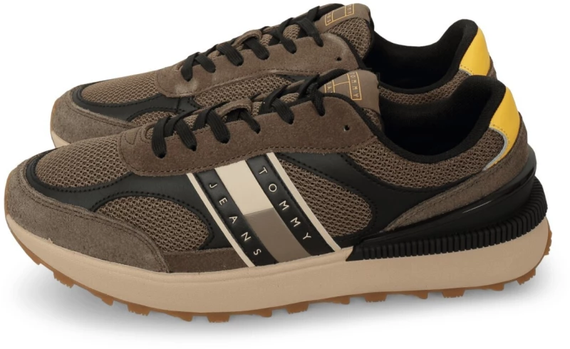 Tommy HilfigerΑνδρικά Sneakers Καφέ EM0EM01537-RBM