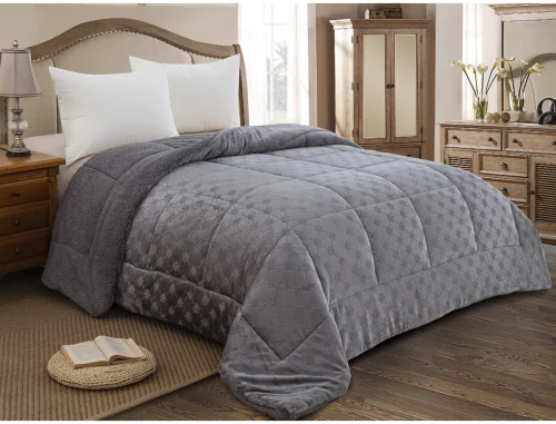 ΚΟΥΒΕΡΤΟΠΑΠΛΩΜΑ ΜΟΝΟ 160X240 ADAM HOME (825) GREY