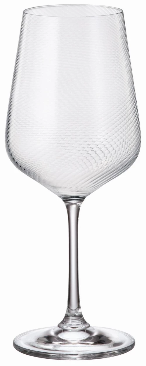 ΠΟΤΗΡΙ ΚΟΛΟΝΑΤΟ ΚΟΚΚΙΝΟΥ ΚΡΑΣΙΟΥ 450ml TYTO OPTIC - CRYSTAL BOHEMIA | 6 τμχ