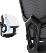 Καρέκλα γραφείου SENSE7 Veno Μαύρο 13182080 5902659845252