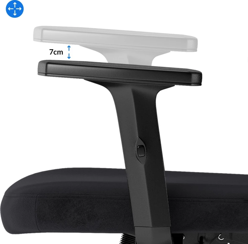 Καρέκλα γραφείου SENSE7 Veno Μαύρο 13182080 5902659845252