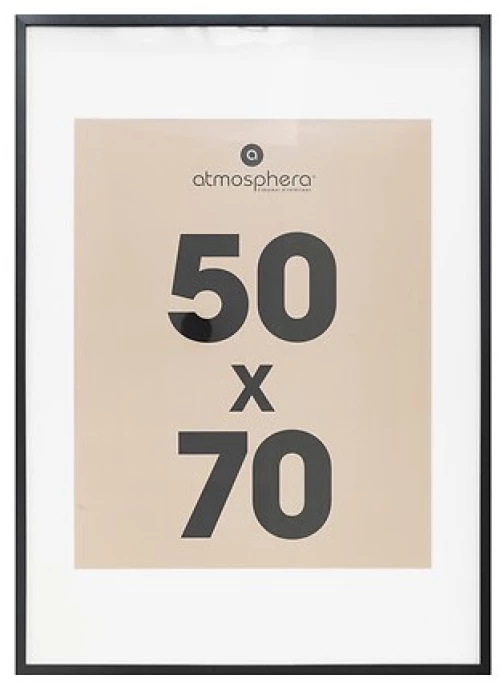 Κορνίζα ξύλινο μαύρη 50x70