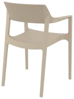 TULUM TAUPE ΠΟΛΥΘΡΟΝΑ ΠΟΛ/ΝΙΟΥ 55X52X79εκ.