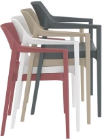TULUM TAUPE ΠΟΛΥΘΡΟΝΑ ΠΟΛ/ΝΙΟΥ 55X52X79εκ.