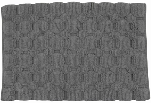 ΠΑΤΑΚΙ ΜΠΑΝΙΟΥ ΥΦΑΝΤΟ ΧΕΙΡΟΠΟΙΗΤΟ 1800gsm ΜΕ ΑΝΤΙΟΛΙΣΘΗΤΙΚΗ ΒΑΣΗ ΓΚΡΙ 50x80εκ.  - Ankor 852123