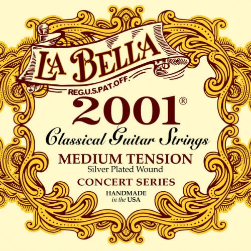 Χορδές Κλασικής Κιθάρας La Bella 2001MED Medium Tension 4/4
