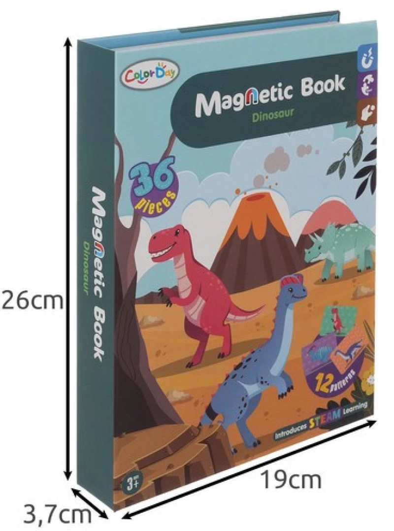 Μαγνητικό Πάζλ - Book Dinosaur (0026416)