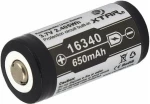 XTAR ΜΠΑΤΑΡΙΑ 16340 650mah