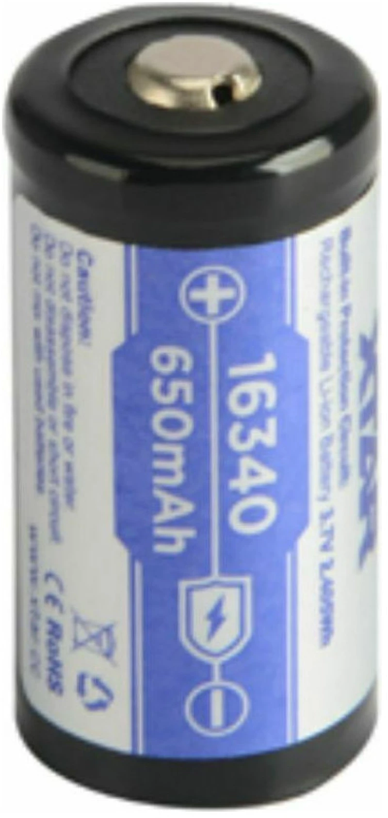 XTAR ΜΠΑΤΑΡΙΑ 16340 650mah
