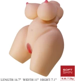 CRAZY BULL - GRACE REALISTIC FEMALE TORSO VAGINA AND ANAL 7.5 KG