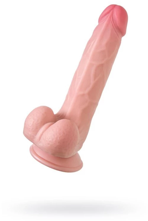 Ρεαλιστικό Dildo με Όρχεις και Βεντούζα Flesh 20cm